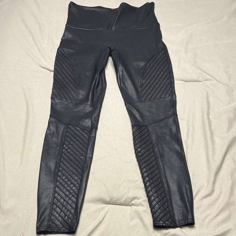 Black Faux Leather Leggings